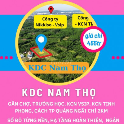 Đất nền Tịnh Thọ, Sơn Tịnh, Quảng Ngãi giá tốt