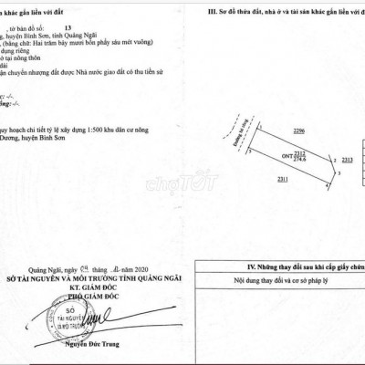 Bán lô đất giá 6,45tr/m2 rất rẻ, đã có sổ đỏ
