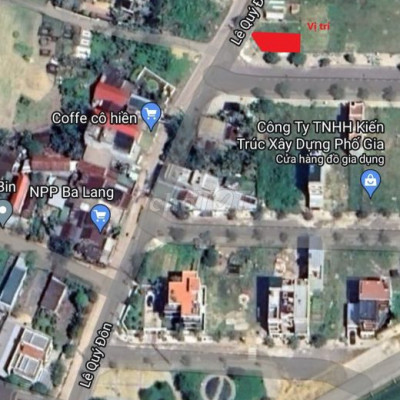 Lô góc 2 mặt tiền đường 20,5m KDC Lê Quý Đôn