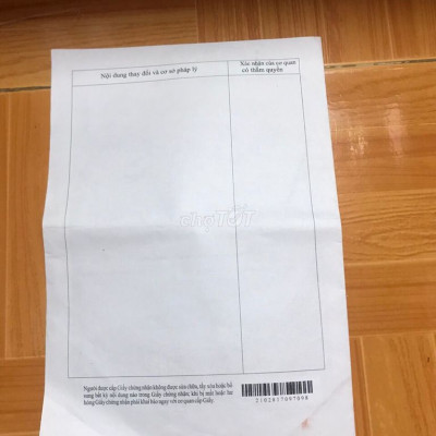 Cần chuyển chổ ở nên bán căn nhà đang ở