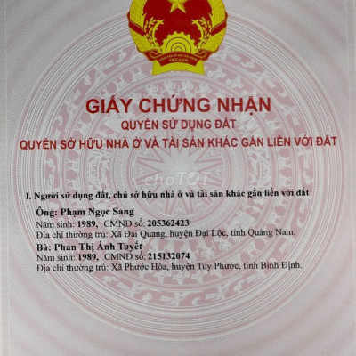 BÁN NHÀ HƯỚNG ĐÔNG NAM KHU ĐÔ THỊ VSIP QUẢNG NGÃI