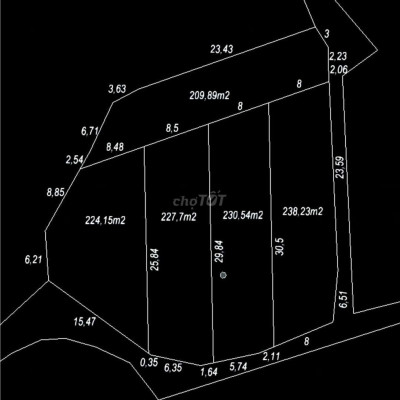 Đất BHK tại tịnh thọ 5m x 25m