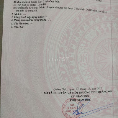 Đất tịnh khê 6tr/1m²