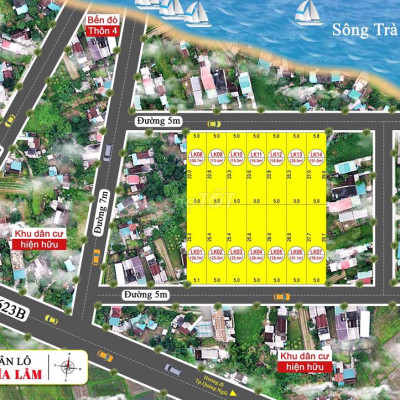 Mở bán14lô đất nền khu dâncư xã Nghĩa Lâm,Tư Nghĩa