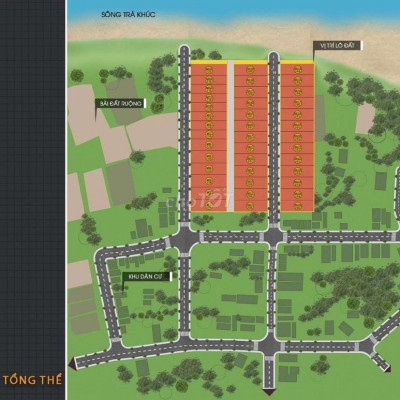 Đất nền mặt sông Trà Khúc tỉnh Quãng Ngãi