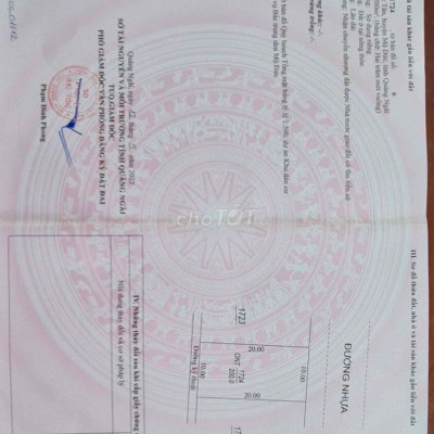 Đất nền đẹp KDC Mộ Đức