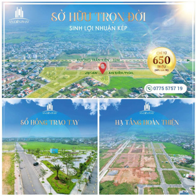 Chỉ cần thanh toán 650tr(50%) Sở hữu ngay