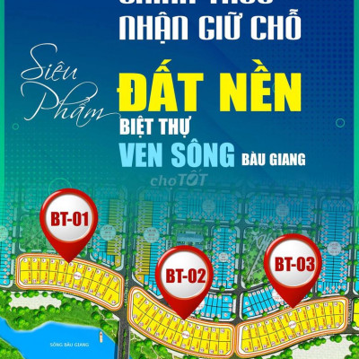 Mở bán đất BIỆT THỰ ven sông KĐT Phú Mỹ Quảng Ngãi