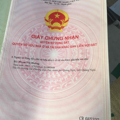 Nhà trong  diện tích 92m