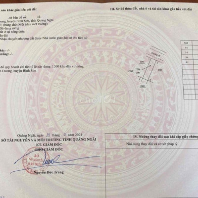 CHÍNH CHỦ BÁN LÔ ĐẤT 800TR NGAY TRUNG TÂM TP QUẢNG NGÃI