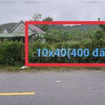 Bán 400m đất ở, mặt tiền quốc lộ 24b tại xã Tịnh Khê