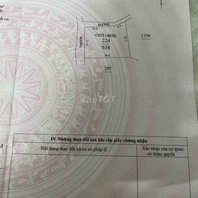 đất ở tại nông thôn. 638. đã có sổ