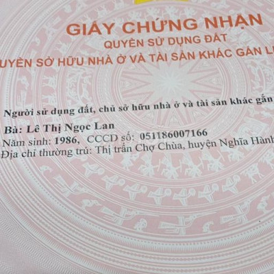Đất thổ cư 164m2 ở xã Hành Dũng, Nghĩa Hành, Quãng Ngãi