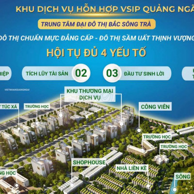 Đất nền VSIP Tịnh Phong Quảng Ngãi giá rẻ