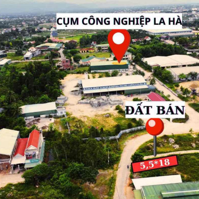 CẦN BÁN LÔ ĐẤT NGAY CỤM KHU CÔNG NGHIỆP LA HÀ