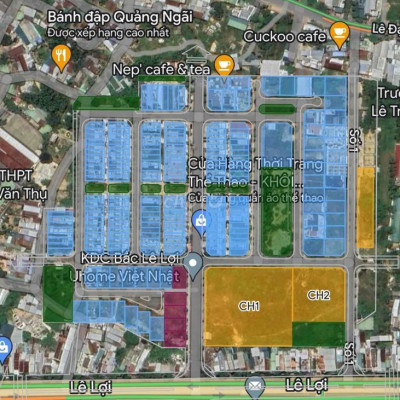 Vip!!! Lô góc biệt thự 3MT khu Uhome Tp Quãng Ngãi