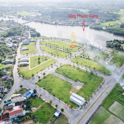 Biệt thự mặt tiền Sông Kdc An Lộc Phát, 205m2 hướng Nam SHR giá 2 tỷ