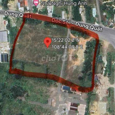 2Ha đất công nghiệp KKT DUNG QUẤT- đã có giấy phép XD .