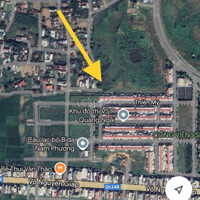 Bán Lô đất 178m2 ngay sát Khu đô thị VSIP Quảng Ngãi | Giá chỉ 1 tỷ