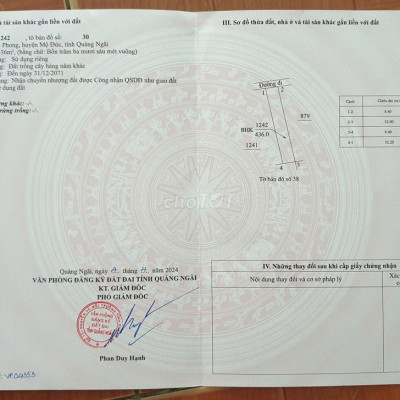 Ban đất Biển Đức Phong, Đường