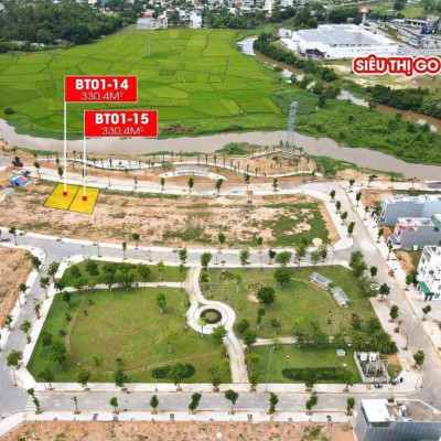 Đất Biệt Thự ven sông DT 330m2 ngay TTTP Quảng Ngãi, sẵn sổ.