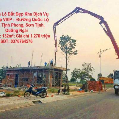 Đất Khu DVHH VSIP Đường Quốc Lộ 1A, Xã Tịnh Phong,Sơn Tịnh, Quảng Ngãi