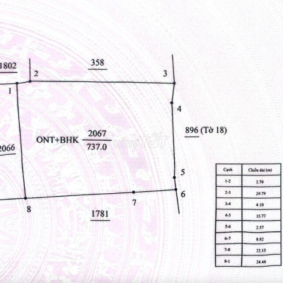 Bán đất cách đường Hoàng Hoa Thám 500m, có thổ cư, xe tải vào tận đất
