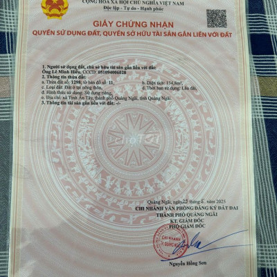 Bán lô góc KDC Thạch Bích, diện tích 134,8m2